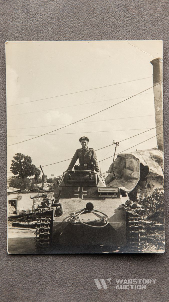 Фотография с танком Panzer I