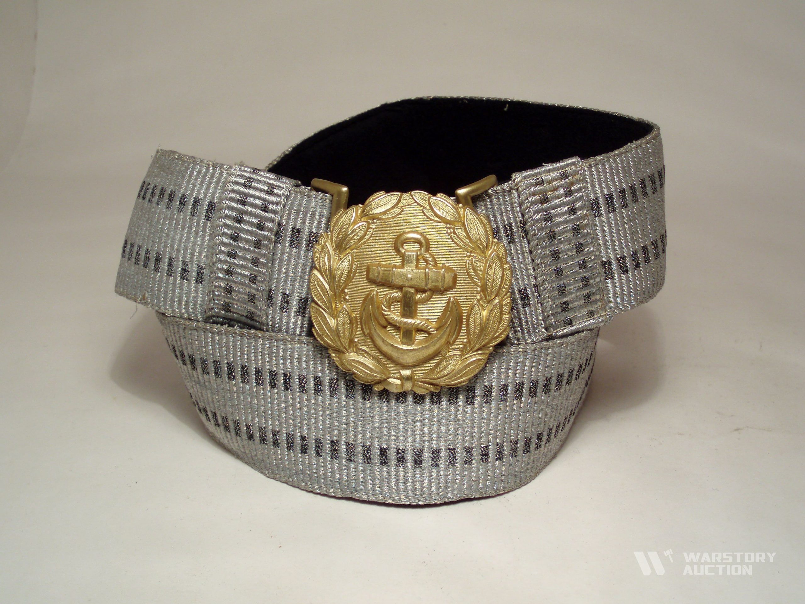 Ремень к парадной униформе офицера,адмирала Кригсмарине, с кольцами для подвеса кортика.