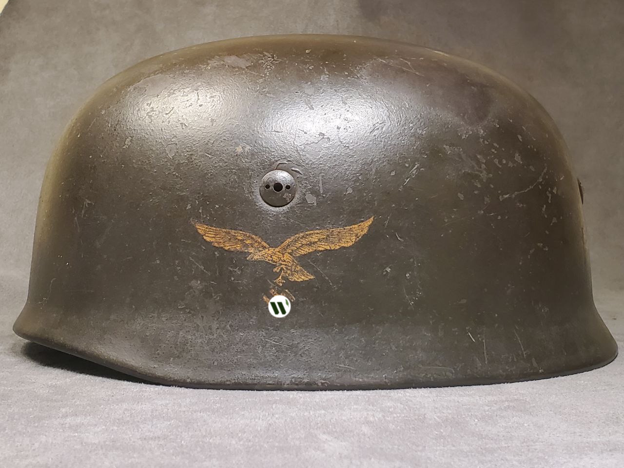 Каска немецкого десантника М38 из коллекции в США
