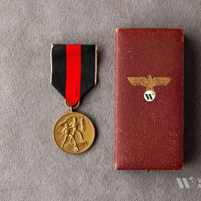  Медаль «В память 1 октября 1938 года» / Оригинальный футляр. 