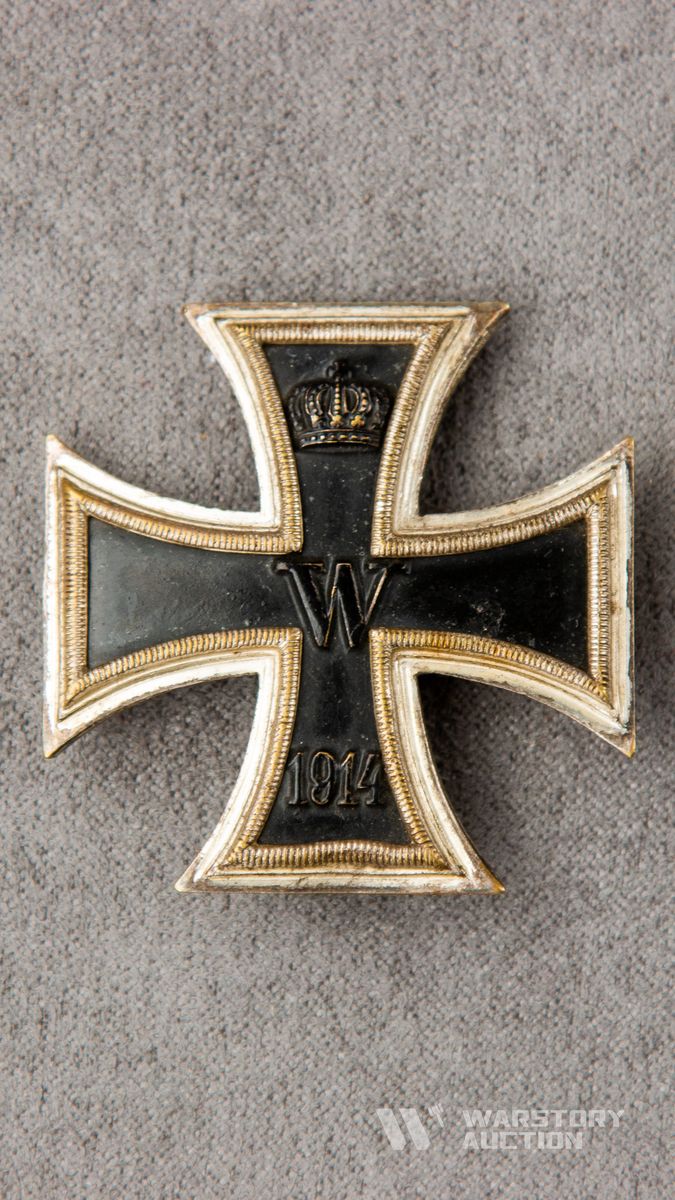 Железный крест 1-го класса 1914. Wilhelm Deumer. Редкий тип фурнитуры.