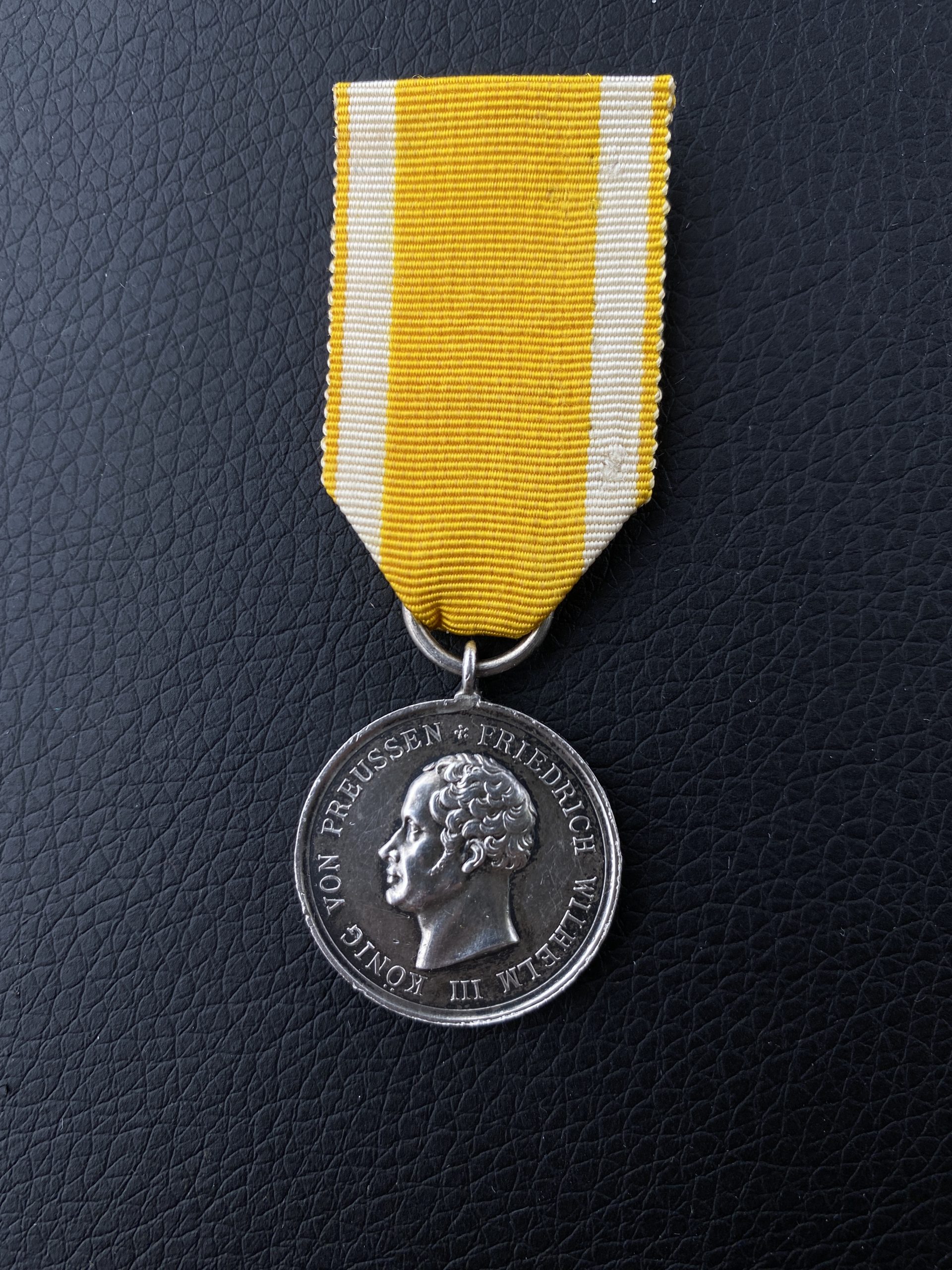 Прусская Почётная медаль заслуг за спасение от опасности. Серебро!