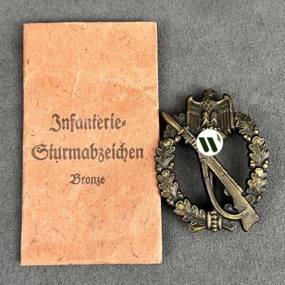  Нагрудный штурмовой пехотный знак в бронзе [Josef Feix & Söhne] Оригинальная упаковка 