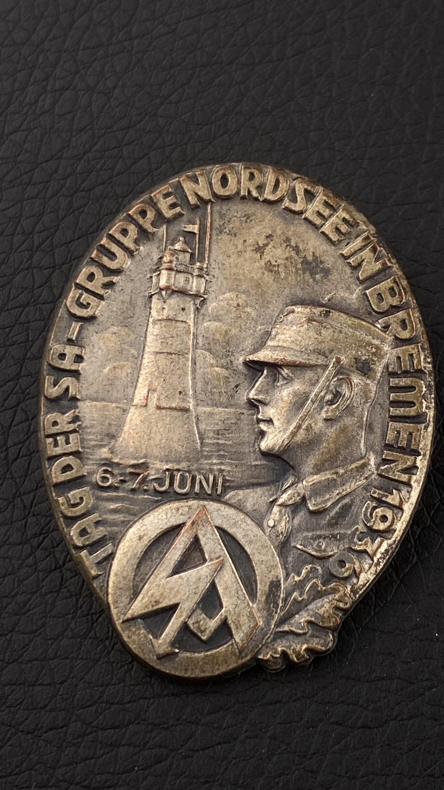 Значок, посвященный дню СА в Бремене в июне 1936 г.