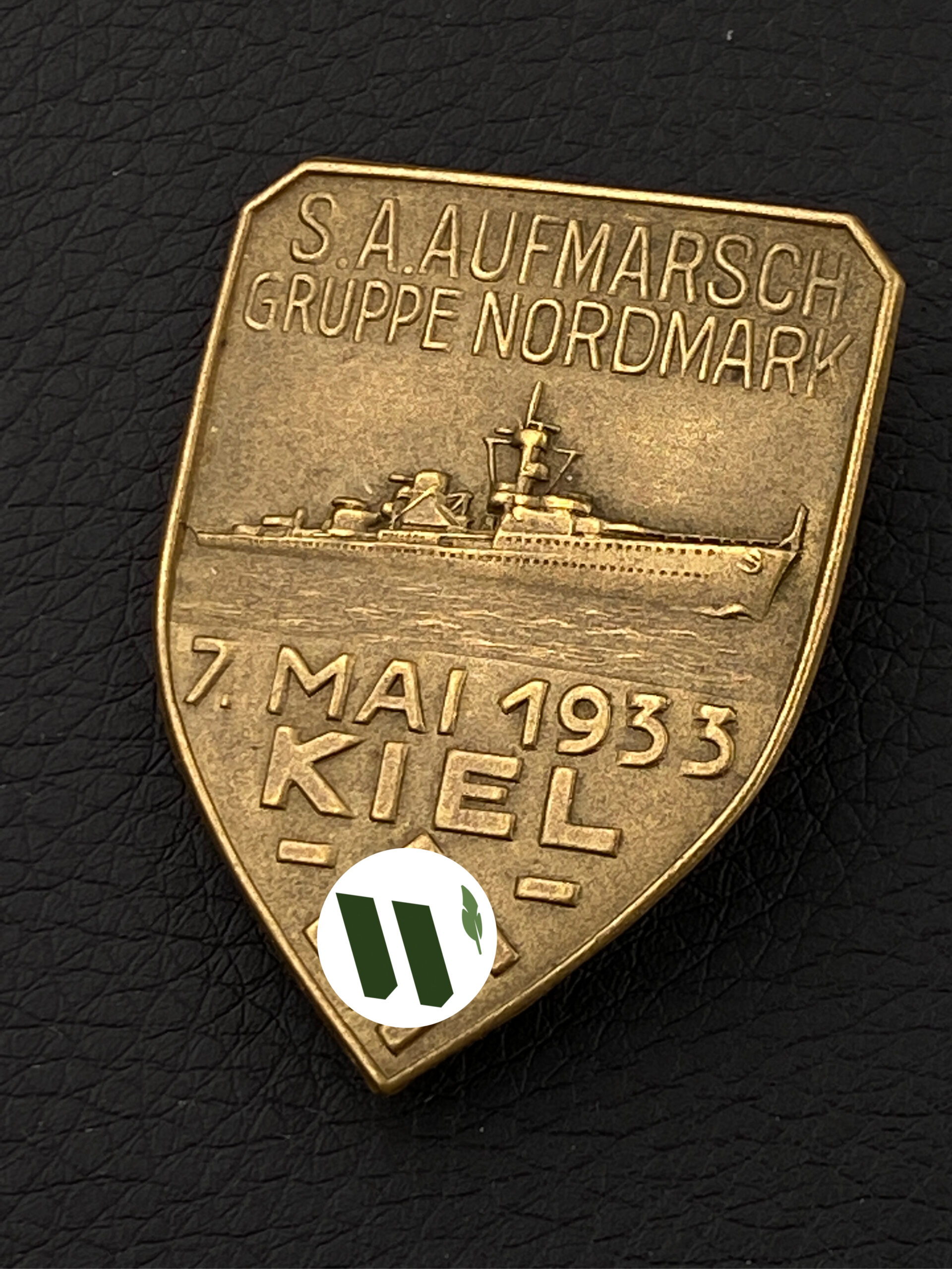 Знак «SA Aufmarsch Gruppe Nordmark 7 Mai 1933 Kiel»