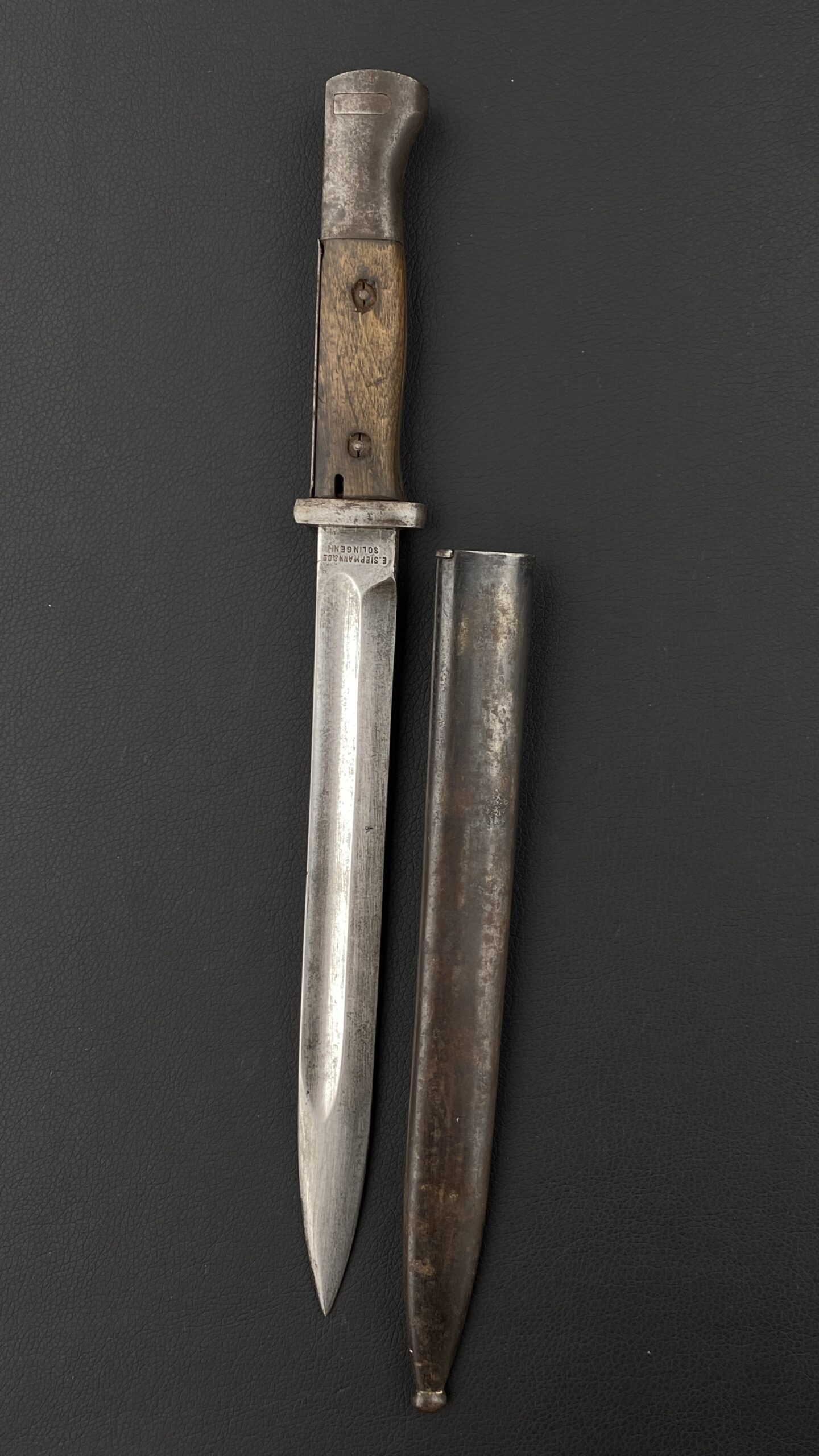 WARSTORY AUCTION - Штык к винтовке сист. Маузера 1884/98 гг. Первая ...