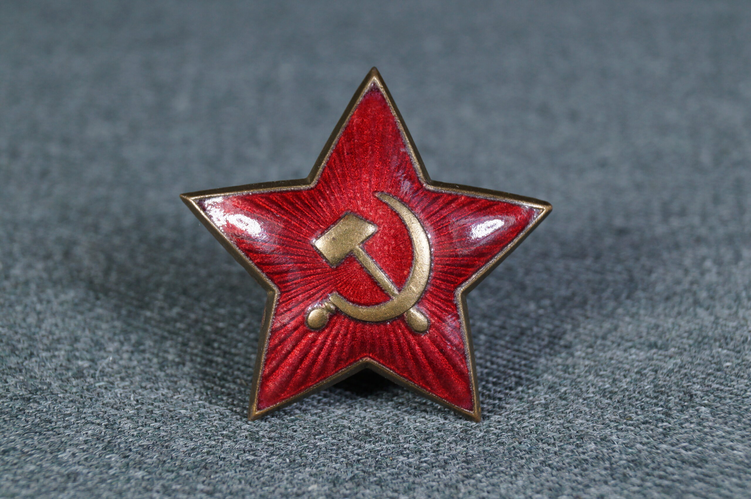 Звезда кокарда на фуражку СССР 40-50 года