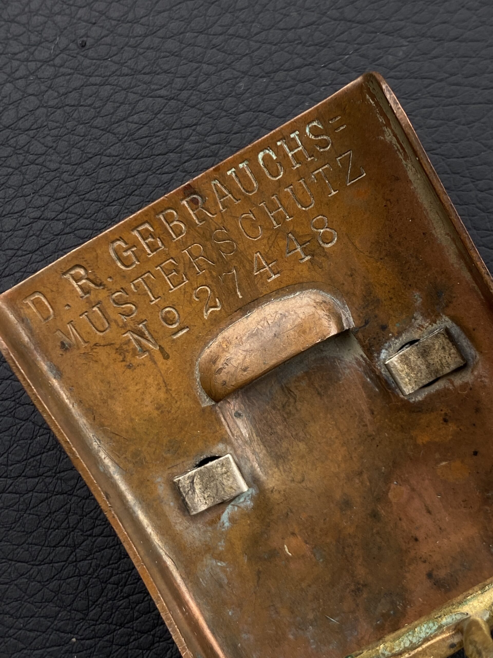 WARSTORY AUCTION - Пряжка ПМВ Германия. Редкая. Клеймо D.R.G.M.