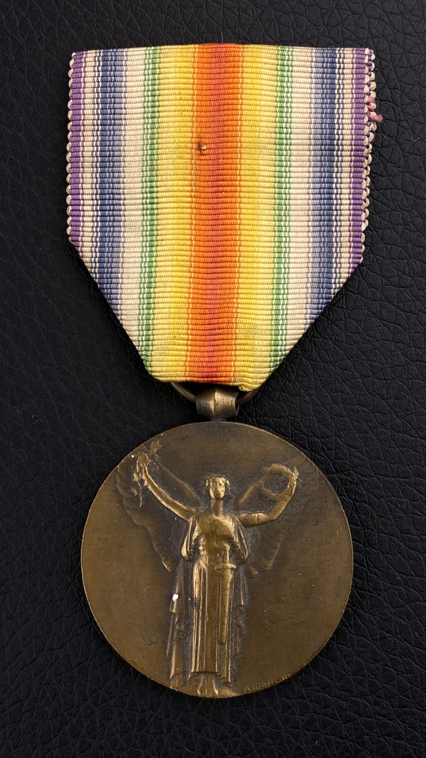 Союзническая медаль «За победу в 1 Мировой войне 1914-18». Республика Франция.