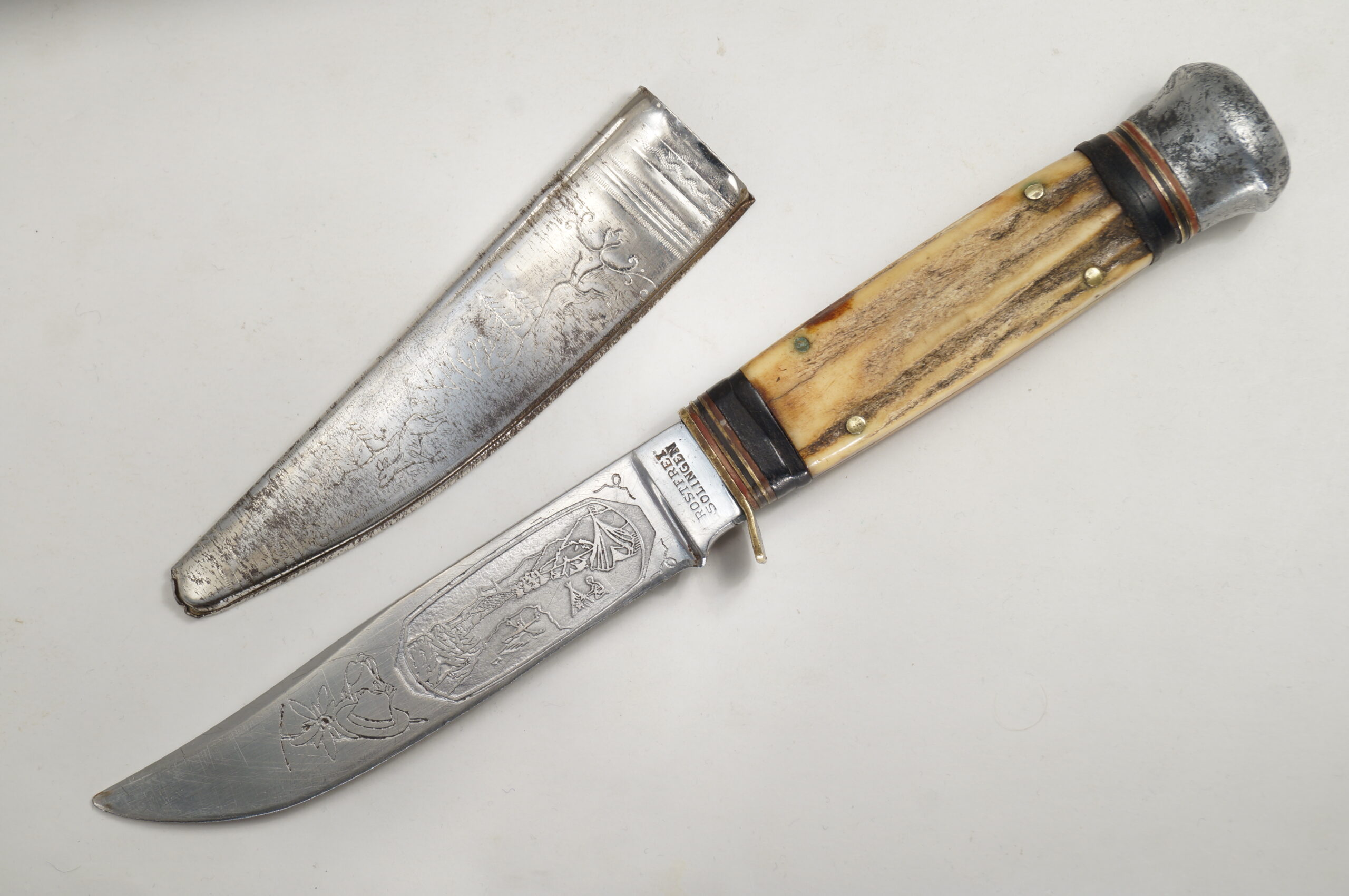 Баварский традиционный походный(охотничий) нож, 30-е годы.