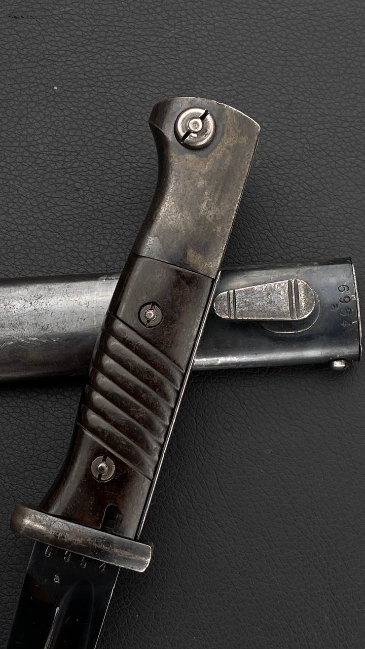 Немецкий штык к винтовке системы Маузера образца 1884/98 гг. парные номера от Алексея С.