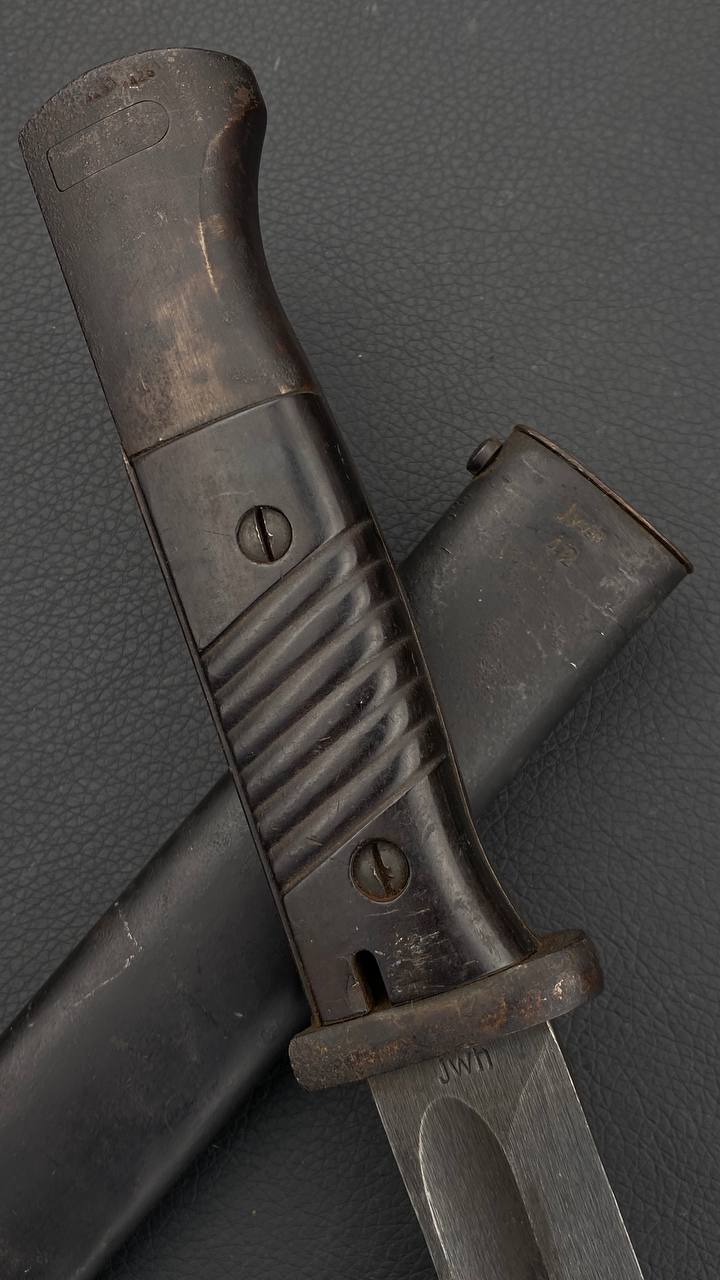 Немецкий штык к винтовке системы Маузера оккупированная Франция, парные номера 2407 от Алексея С.