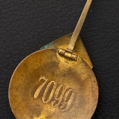  Спортивный знак лидера подразделений HJ образца 1934 года в золоте. [GUSTAV BREHMER] RZM код: M1/101.  От Алексея С.