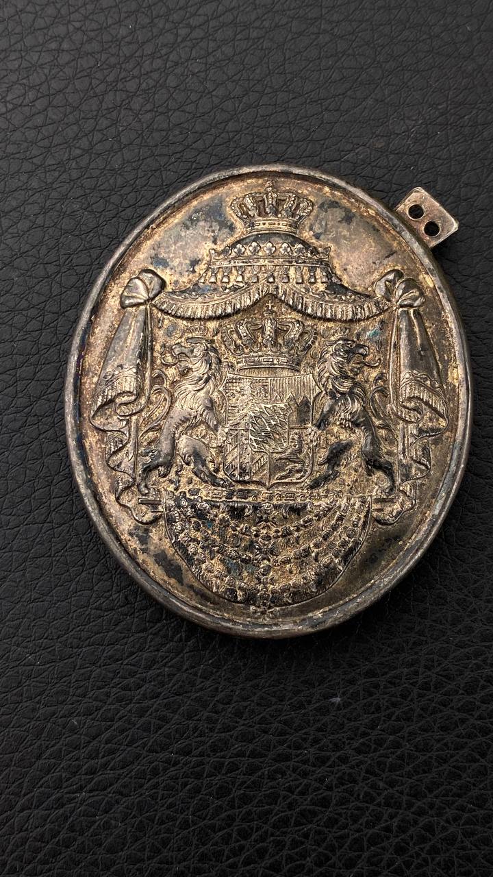 Королевство Бавария. Служебный жетон чиновника (dienstabzeichen für staatsbeamte). 1871—1919 гг.