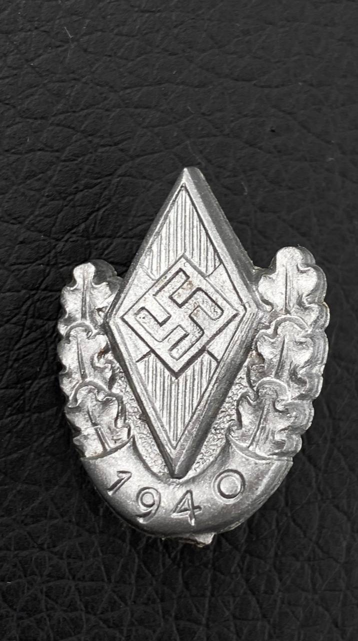 Значок ГитлерЮгенд 1940 не частый
