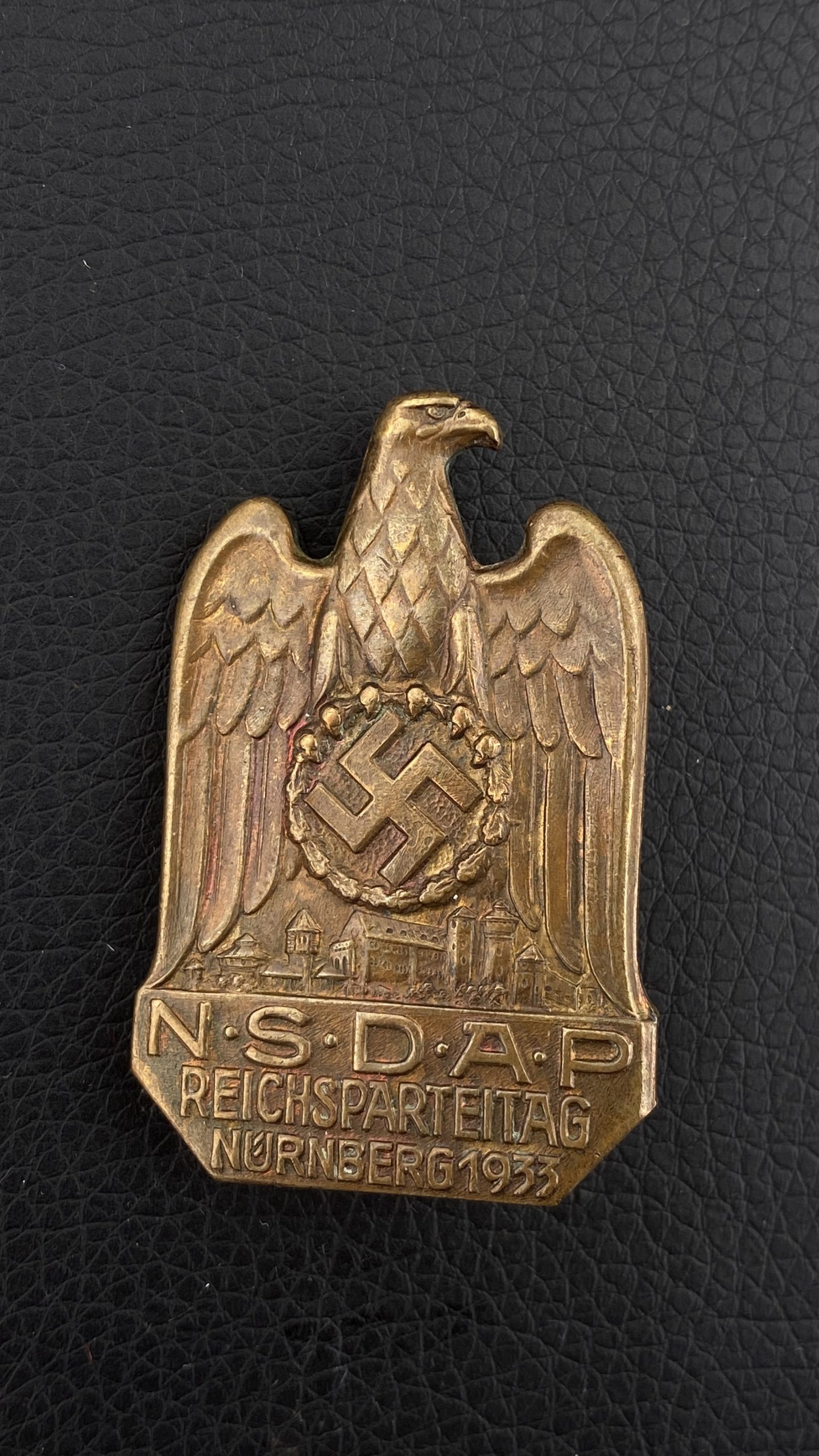 Знак, посвященный V съезду НСДАП (Reichsparteitag NSDAP) в Нюрнберге в 1933 г.