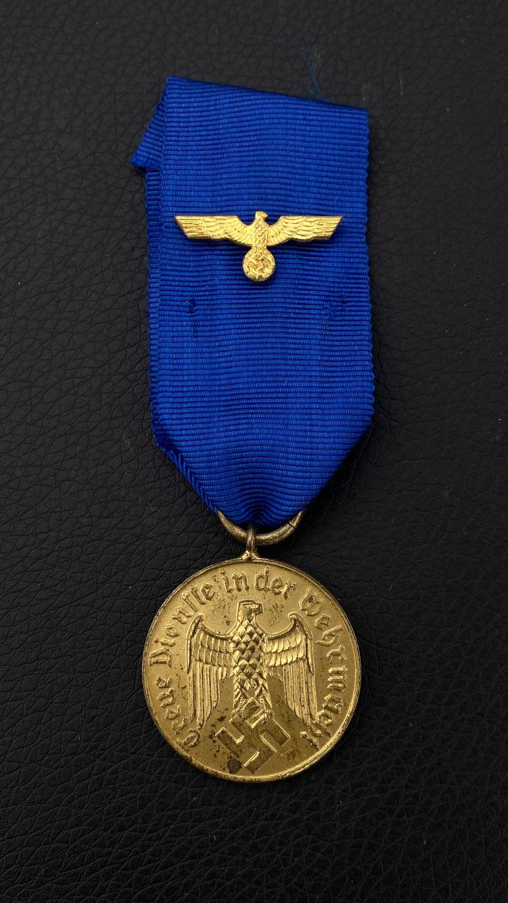 Медаль за 12 лет службы в Вермахте.
