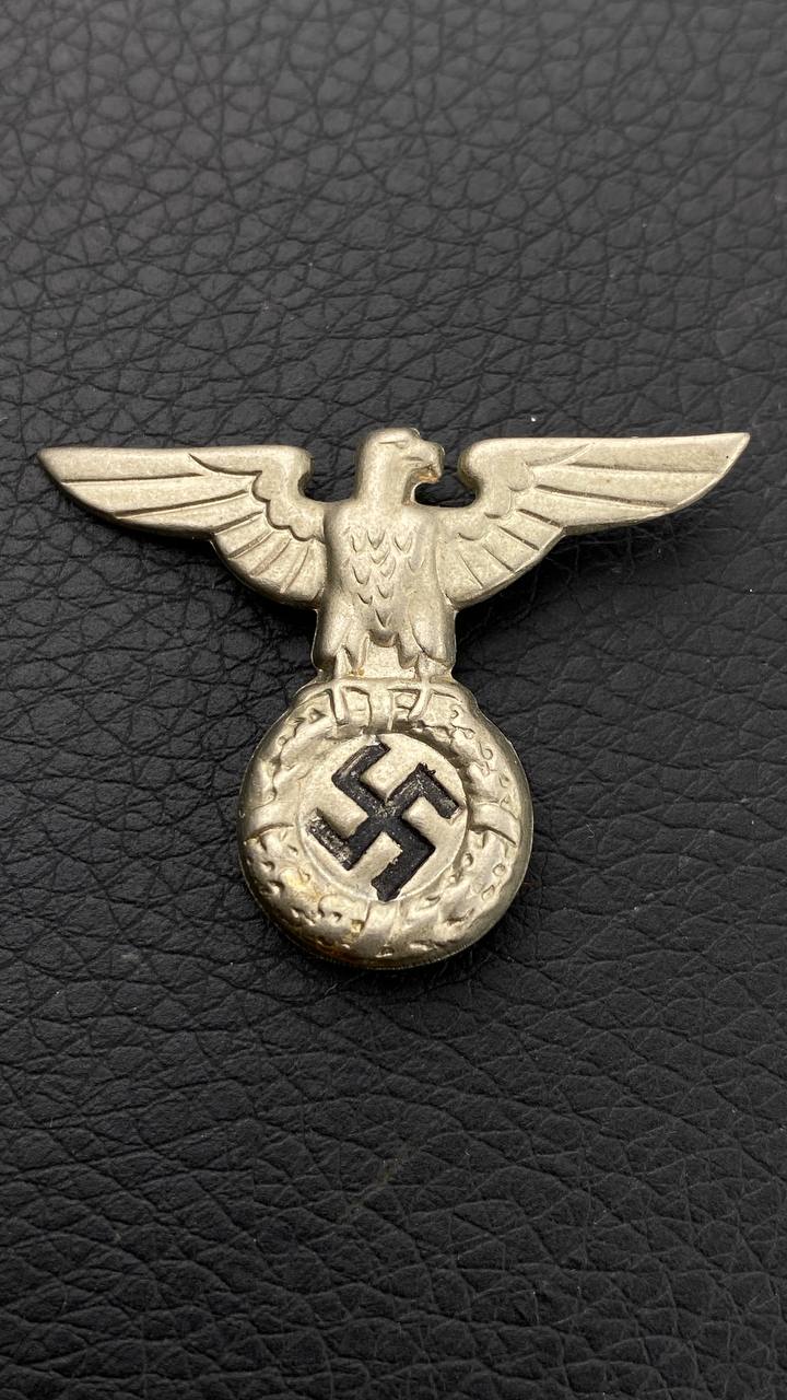 Ранняя кокарда СС/СА/НСДАП для ношения на кепи или фуражке СС