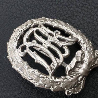  Немецкий имперский спортивный знак "DRA" образца 1913 года в серебре. [WERNSTEIN] D.R.G.M.. 