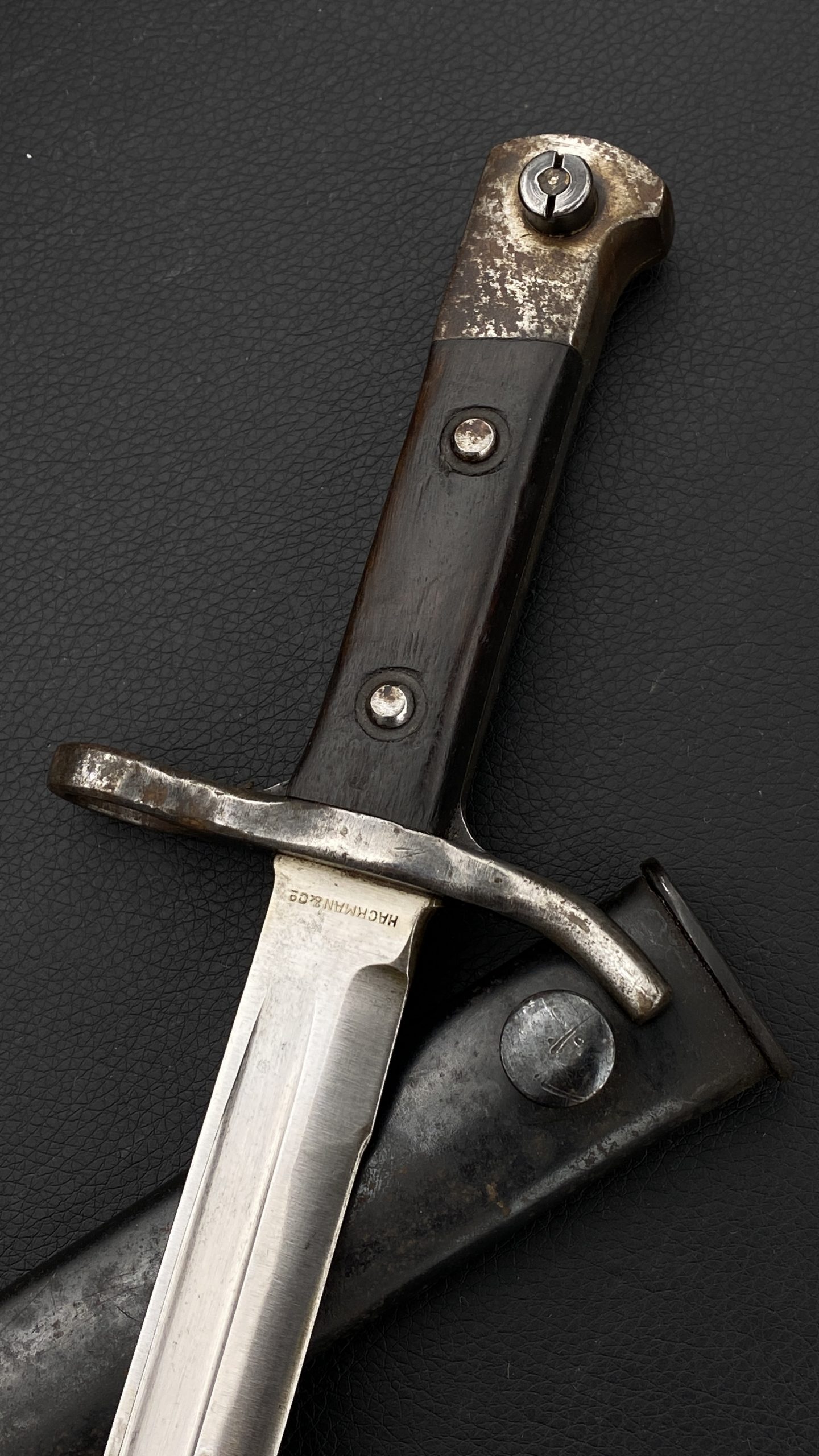 Штык-нож к винтовке системы Мосина РАННИЙ, образца 1927 года. Hackman. От Алексея С.