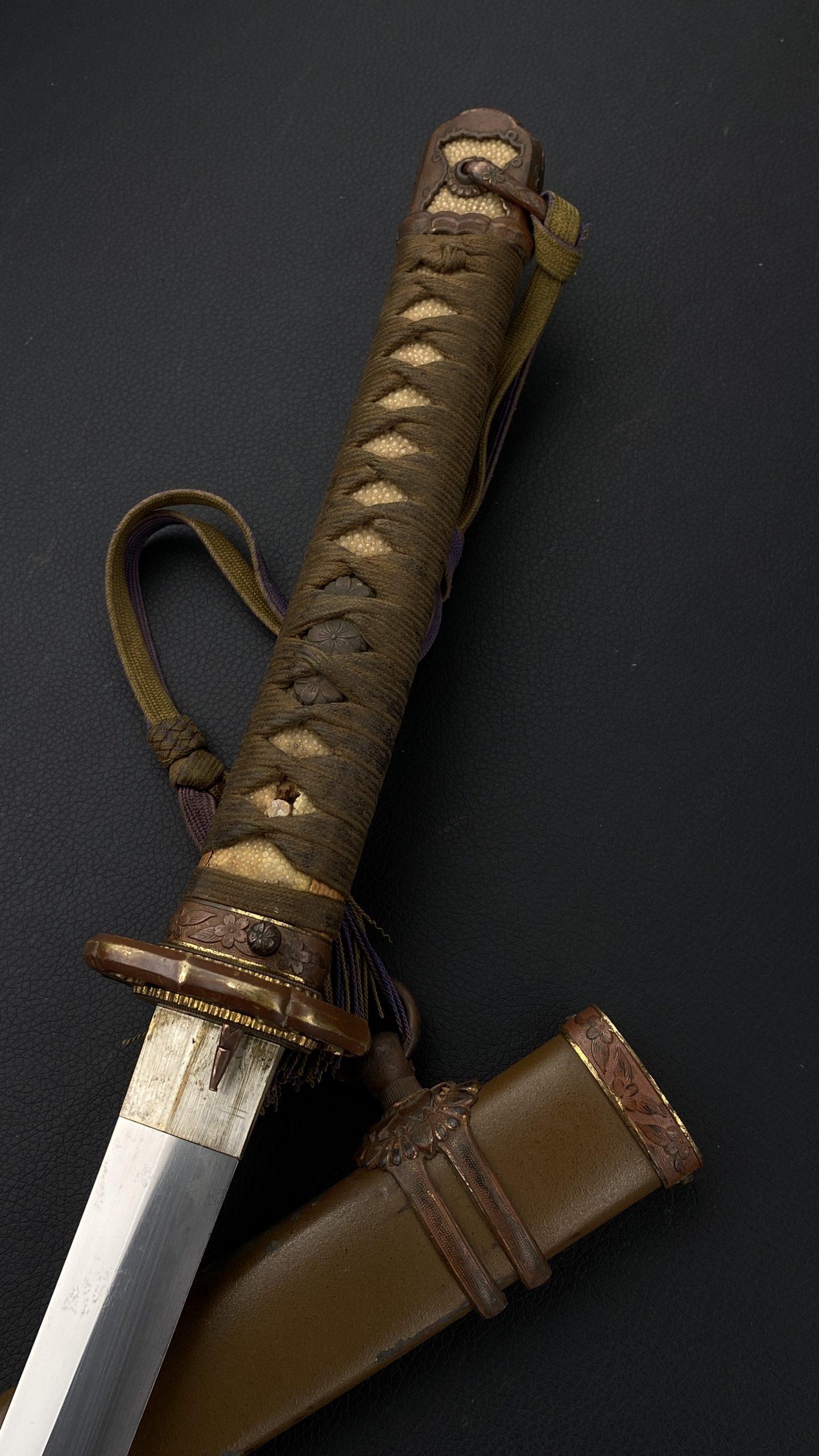 Японский меч Син-гунто в косираэ с темляком от Алексея С.