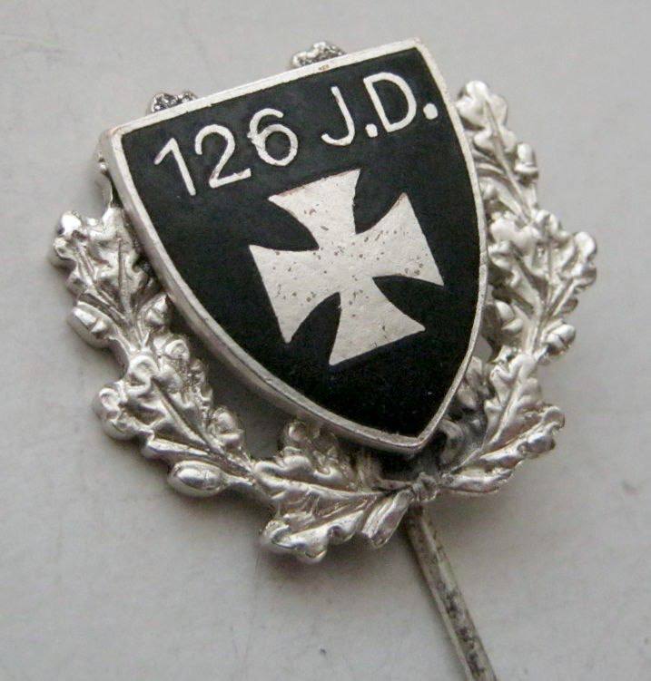 Ветеранский значок 126-й пехотной дивизии (126 Infanterie-Division).