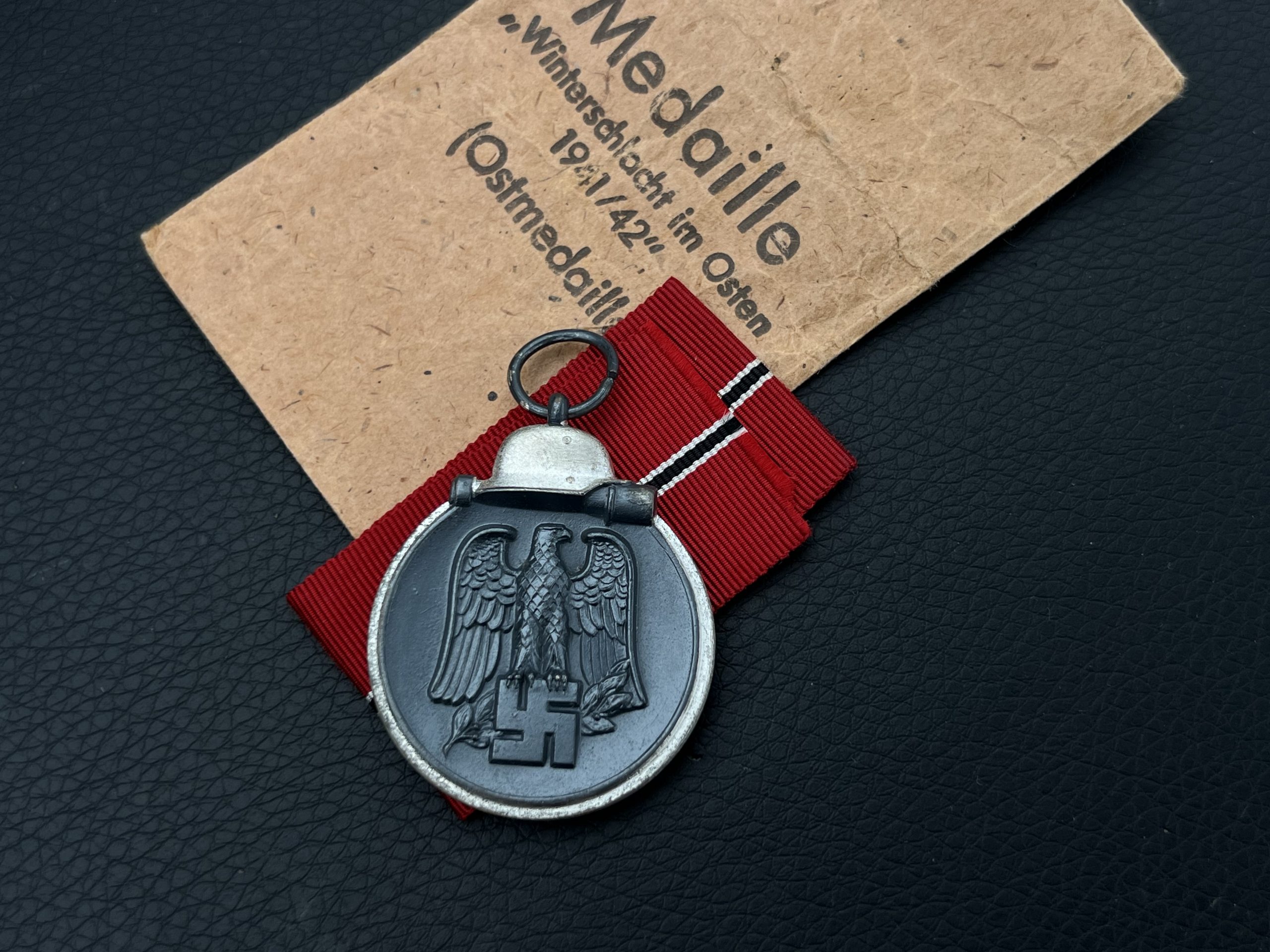 Медаль За зимнюю кампанию на Востоке 1941-1942 в конверте. От Алексея С.