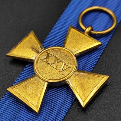  Знак "За выслугу" 25 лет, образца 1825 года, для офицеров. Королевство Пруссия. 