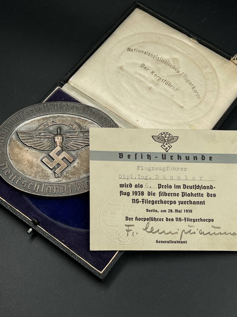 Медаль NSFK Deuschlandflug 1938