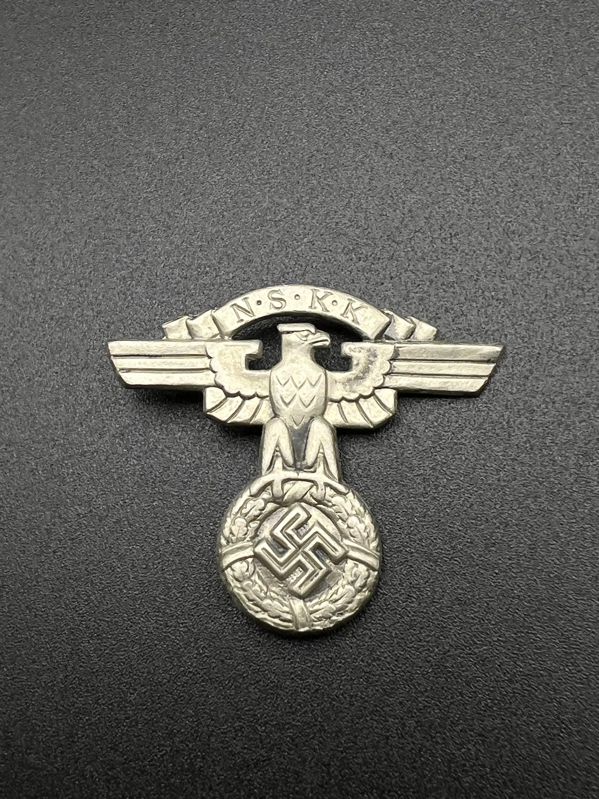 Кокарда NSKK (Национал-социалистический моторизованный корпус), алюминий.