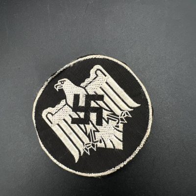  Спортивный отличительный знак (нашивка) "DRL / NRSL" в серебре. От Алексея С.