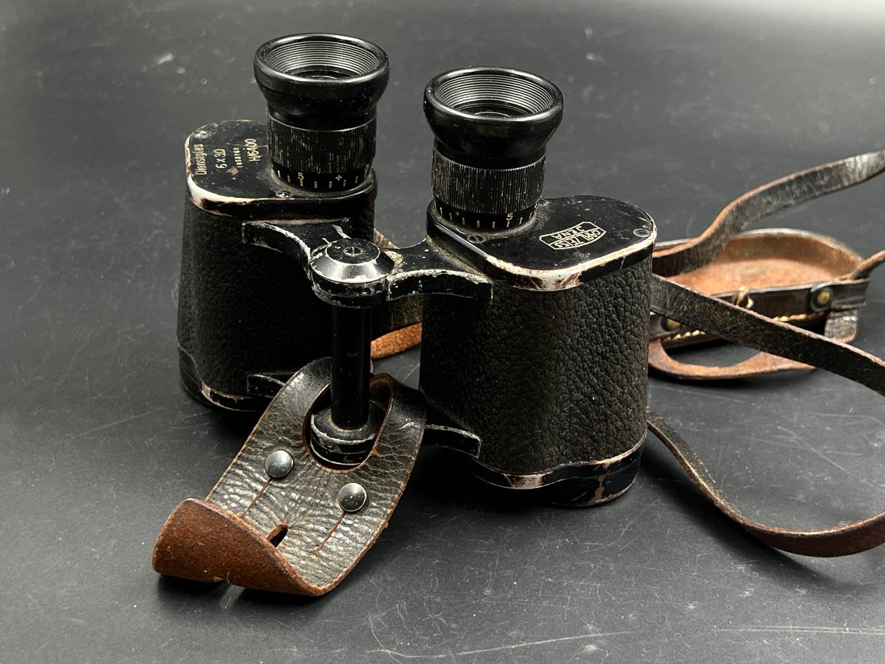 Бинокль CarlZeiss Jenа. Вермахт, с орлами Военной приемки! (Военный, 1930е, не турист)