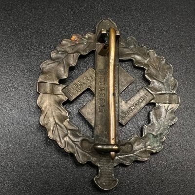  Спортивный знак подразделений SA образца 1933 года в бронзе. [BERG & NOLTE A.G.] От Алексея С.