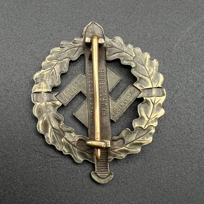  Спортивный знак подразделений SA образца 1933 года в бронзе. [BERG & NOLTE A.G.] От Алексея С.