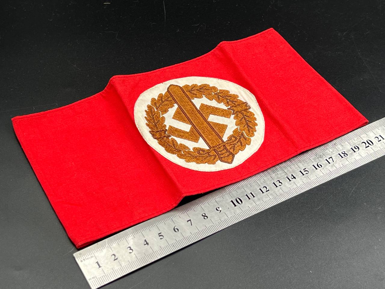 Нарукавная повязка военизированного подразделения СА. С биркой, номером 062777. От Алексея С.