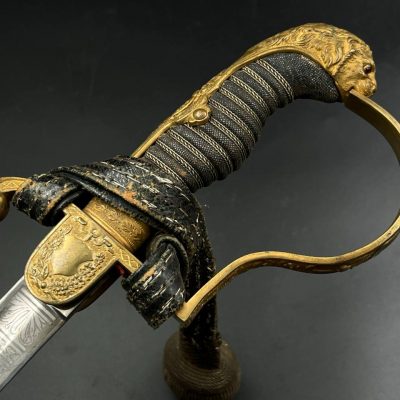 Сабля немецкая офицерская на Первую Мировую войну. С травлением. WKC. От Алексея С.