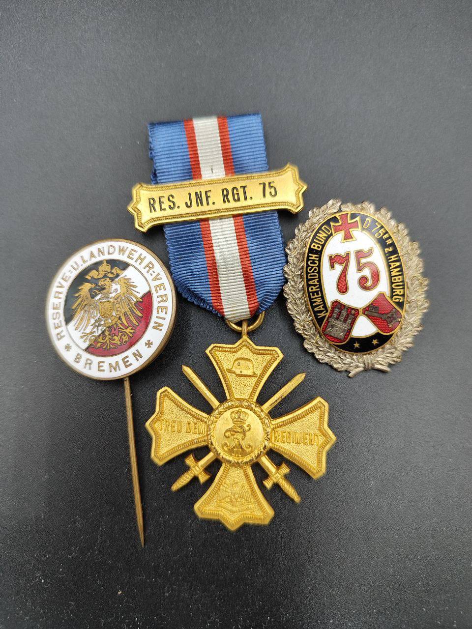 Комплект ветерана 75-го Ганзейского (пехотный полк вольного города Бремена) резервного пехотного полка. От Алексея С.