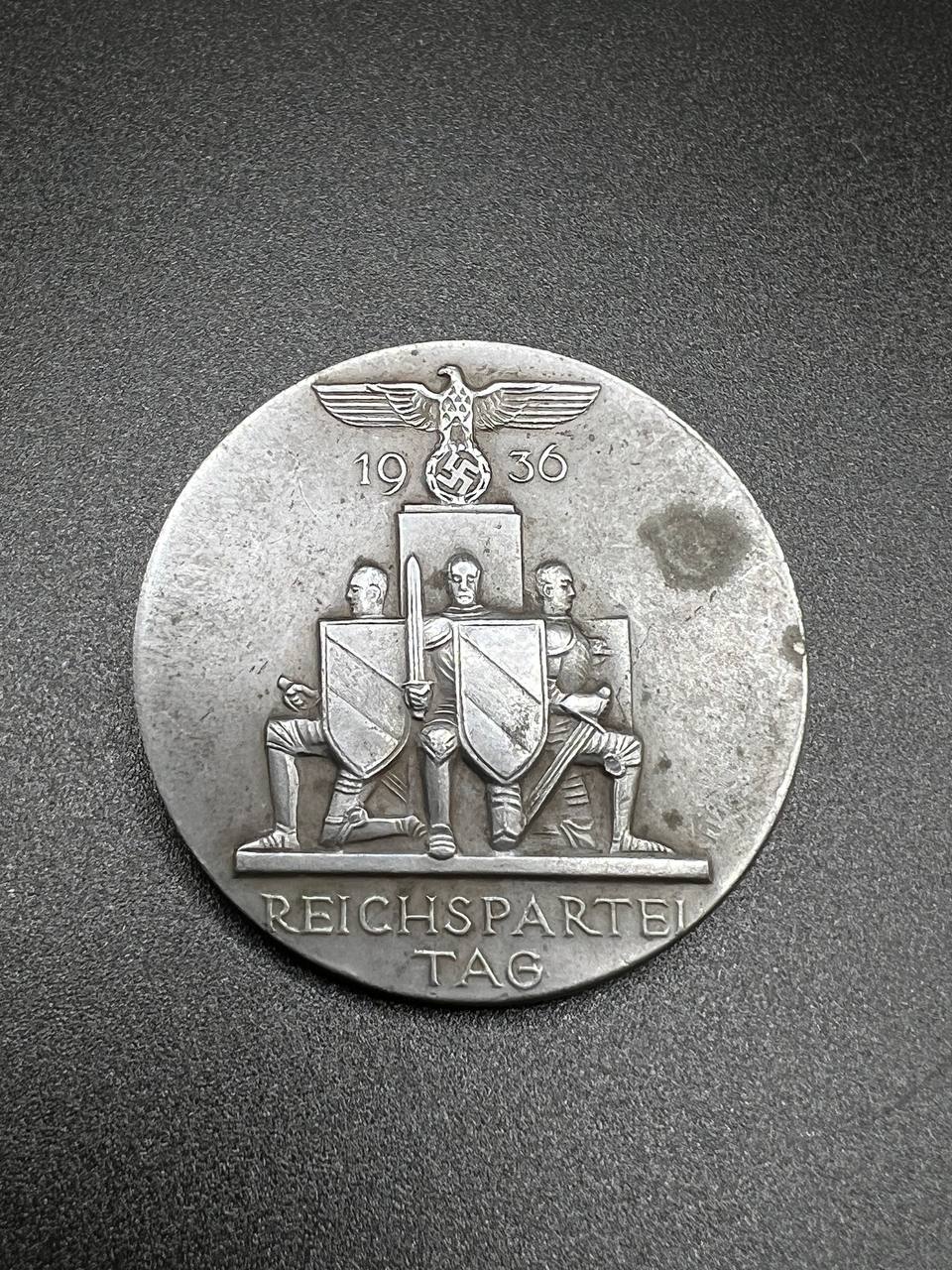  Памятный знак «Рейхспартейтаг» (Reichsparteitag, Nürnberg) 1936 B. A. L. M. Berger, Nürnberg 12
