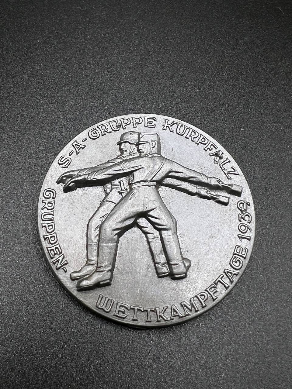  Знак соревнований СА «SA-Gruppe Kurpfalz Gruppen-Wettkampftage» 1939 RZM M9/20, Walgo Kierspe 13