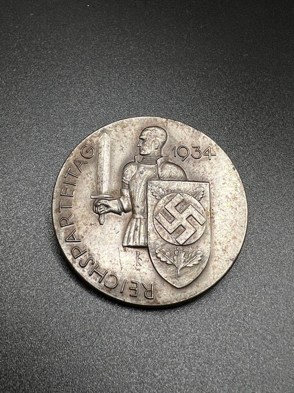  Памятный знак «Рейхспартейтаг» (Reichsparteitag, Nürnberg) 1934 Deschler & Sohn, München 17