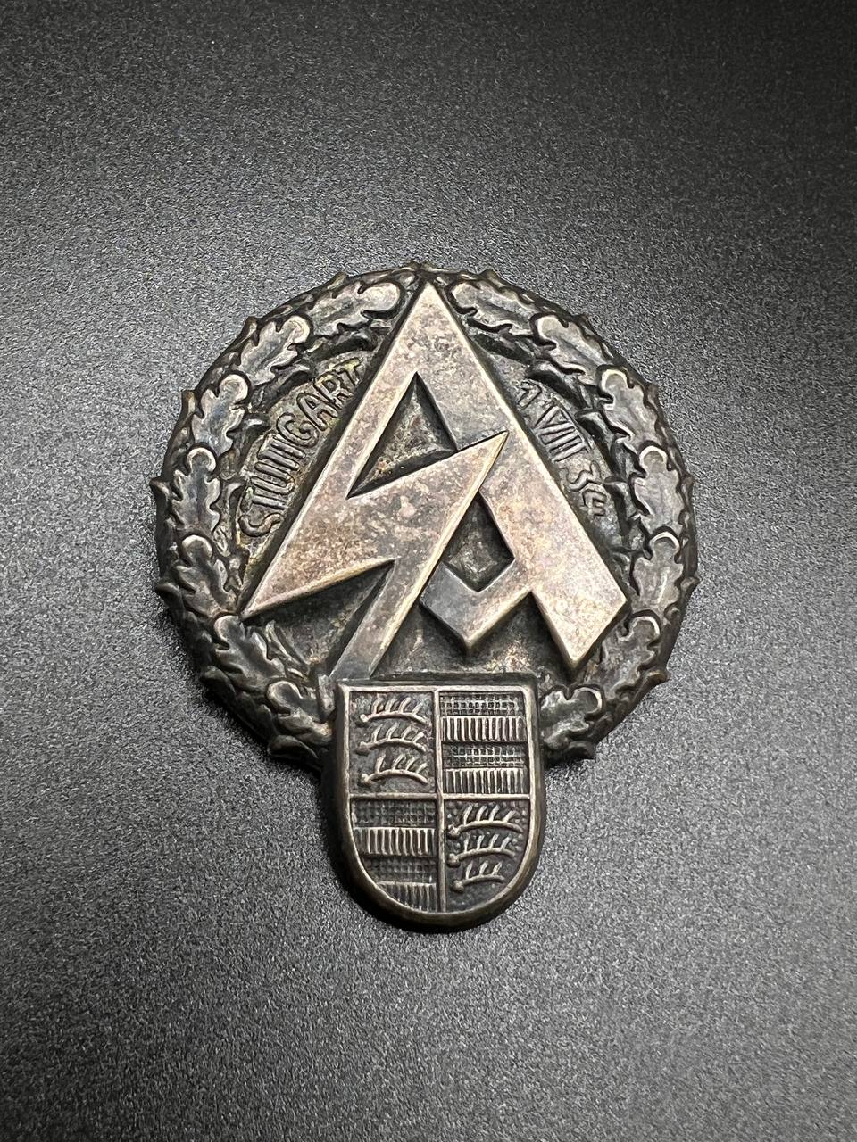 Знак «Слет штурмбаннов (Sturmtag) в Штутгарте» 1937