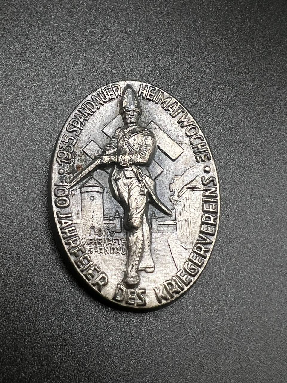 Значок Reichstreffen der Kriegervereine. Reichstreffen der Kriegervereine. 1935 г. От Алексея С.