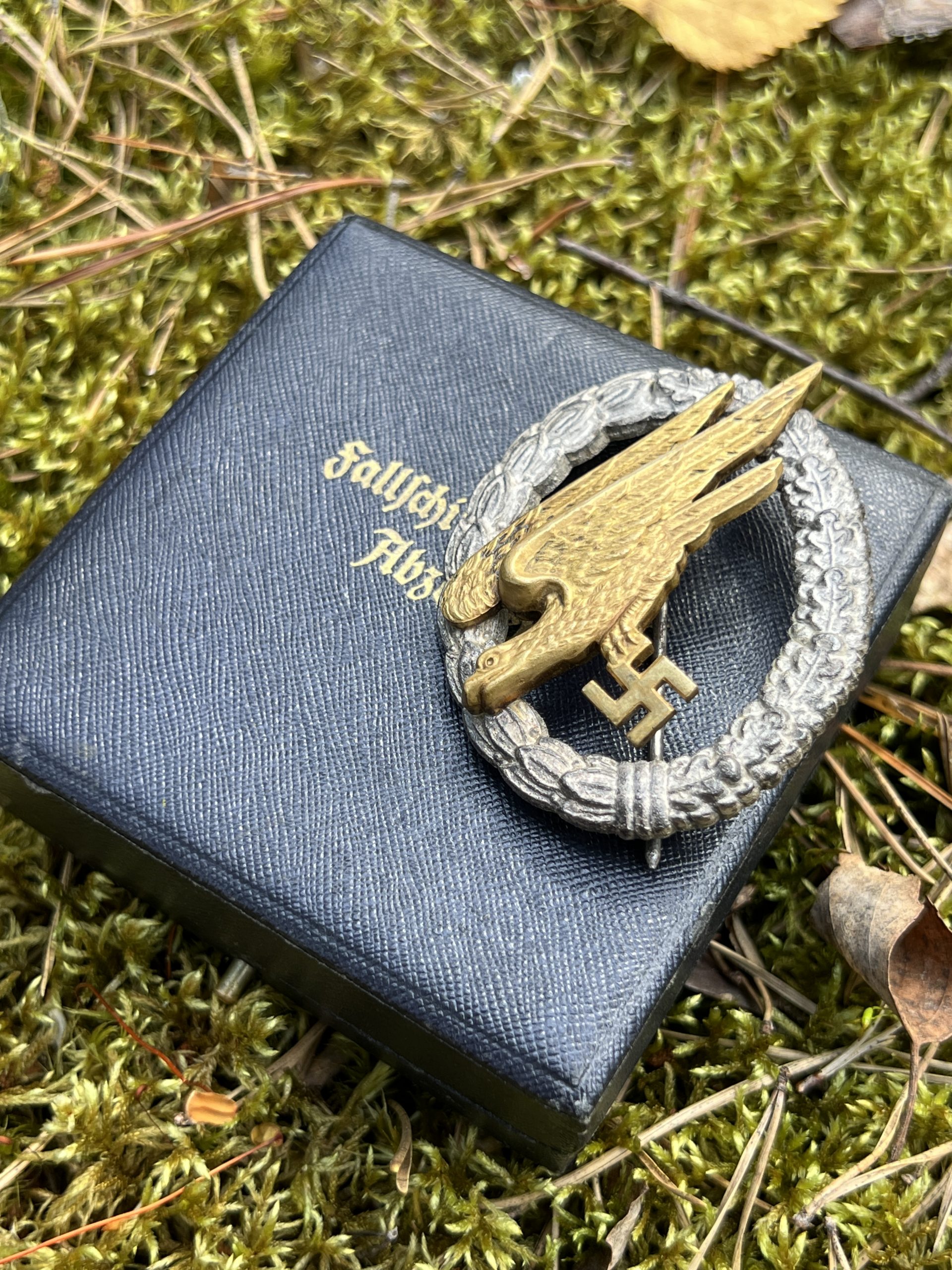 Знак парашютист люфтваффе. GWL. Цинк. От Алексея С.
