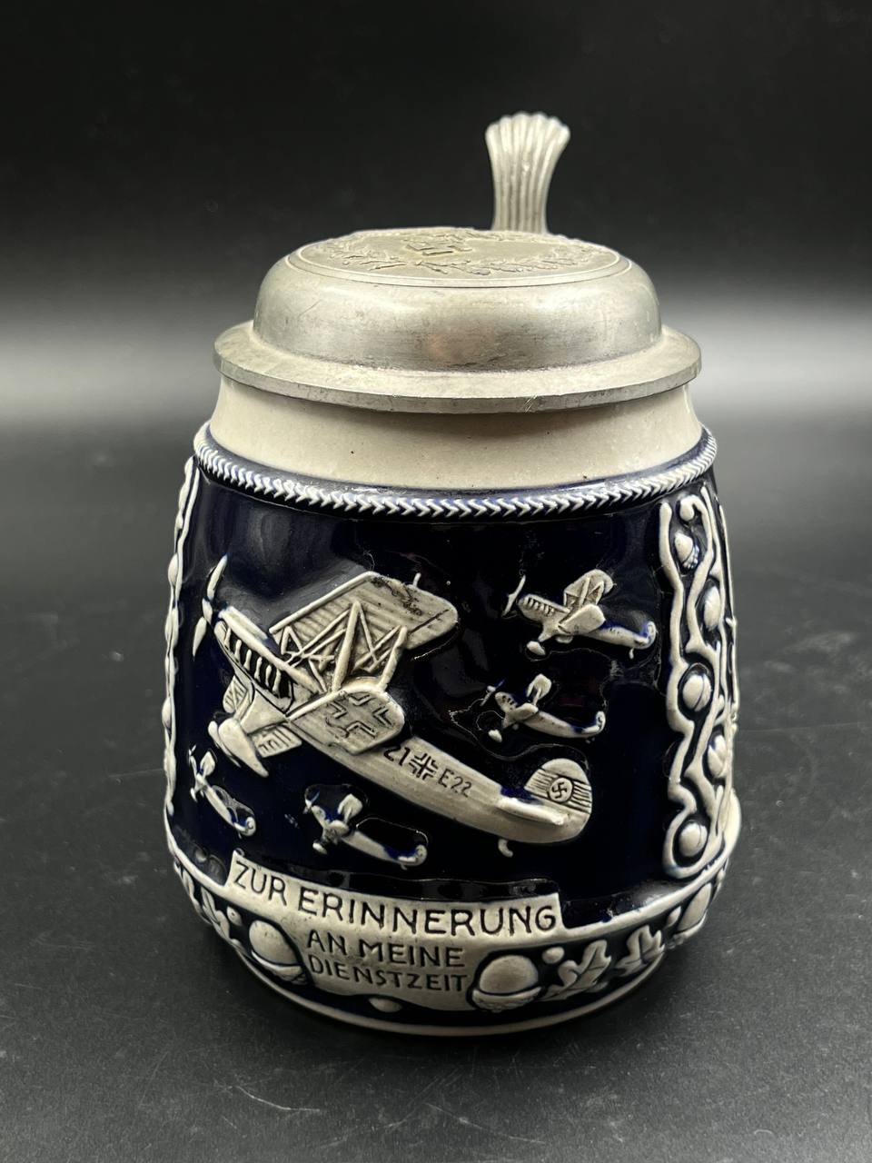  Пивная кружка Luftwaffe - ZUR ERINNERUNG AN MEINE DIENSTZEIT . От Алексея С.