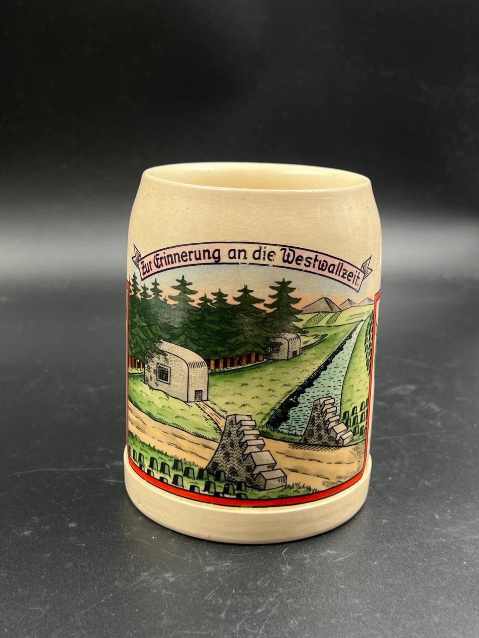 Пивная кружка Zur Erinnerung an die Westwallzeit От Алексея С.