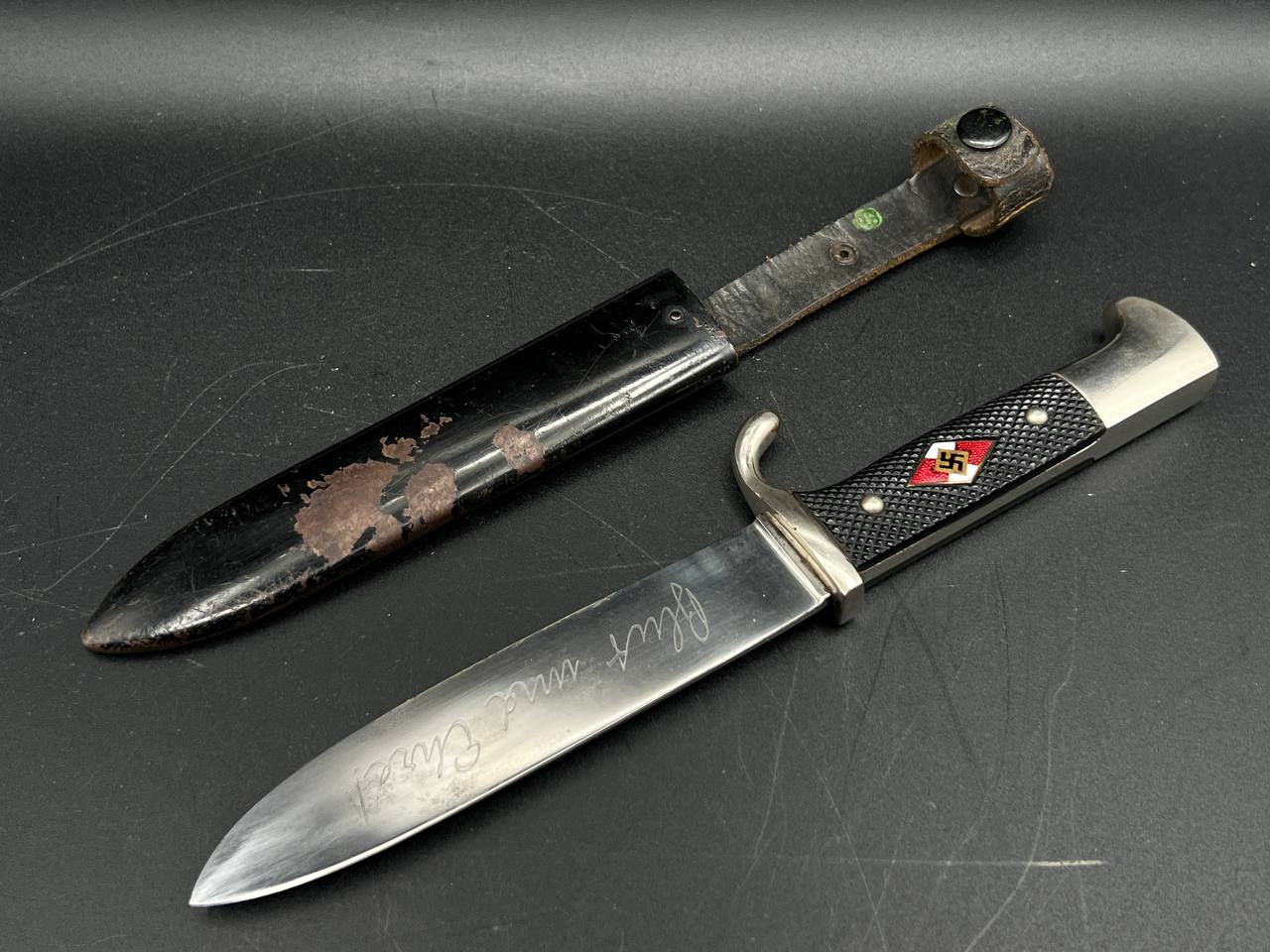 Нож молодежной организации ГитлерЮгенд. С девизом. Zwillingswerk J.A. Henckels. От Алексея С.