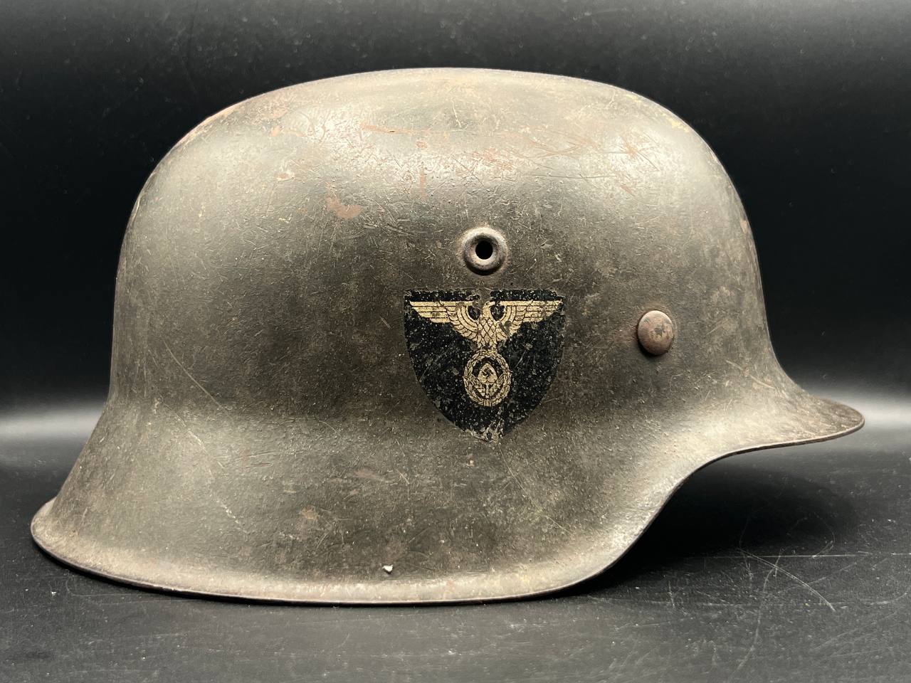 Каска М42 с эмблемой RAD. Редкая!