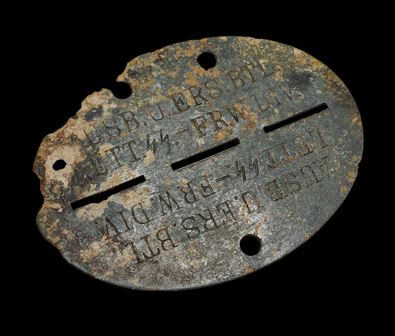 Жетон ЛОЗ Добровольца из Латышского легиона СС.