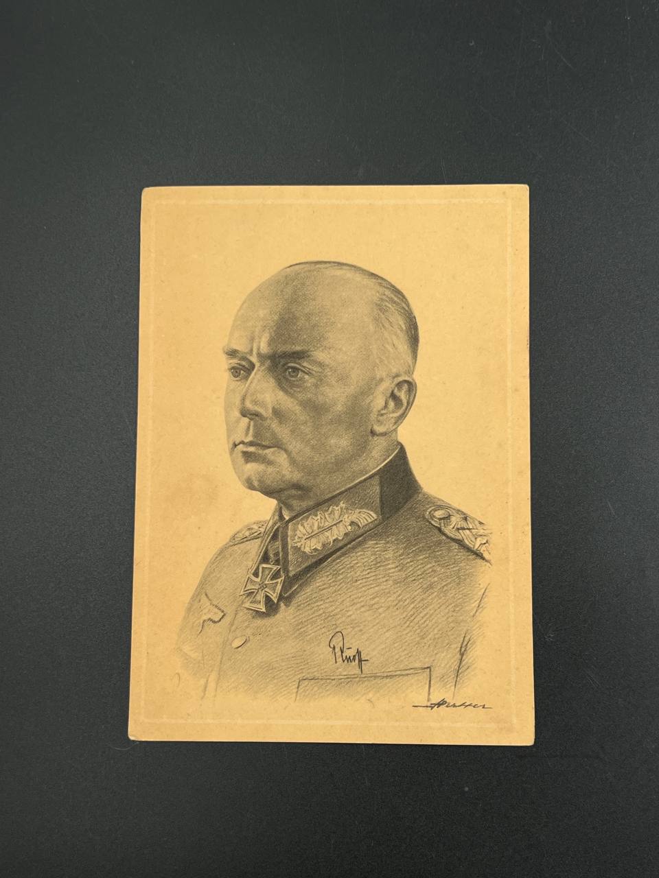Открытка Третьего рейха: генерал-оберст Рудольф Шмидт (Generaloberst Rudolf Schmidt). От Алексея С.