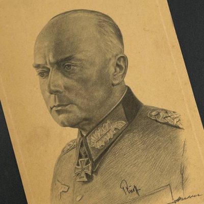 Открытка Третьего рейха: генерал-оберст Рудольф Шмидт (Generaloberst Rudolf Schmidt). От Алексея С.